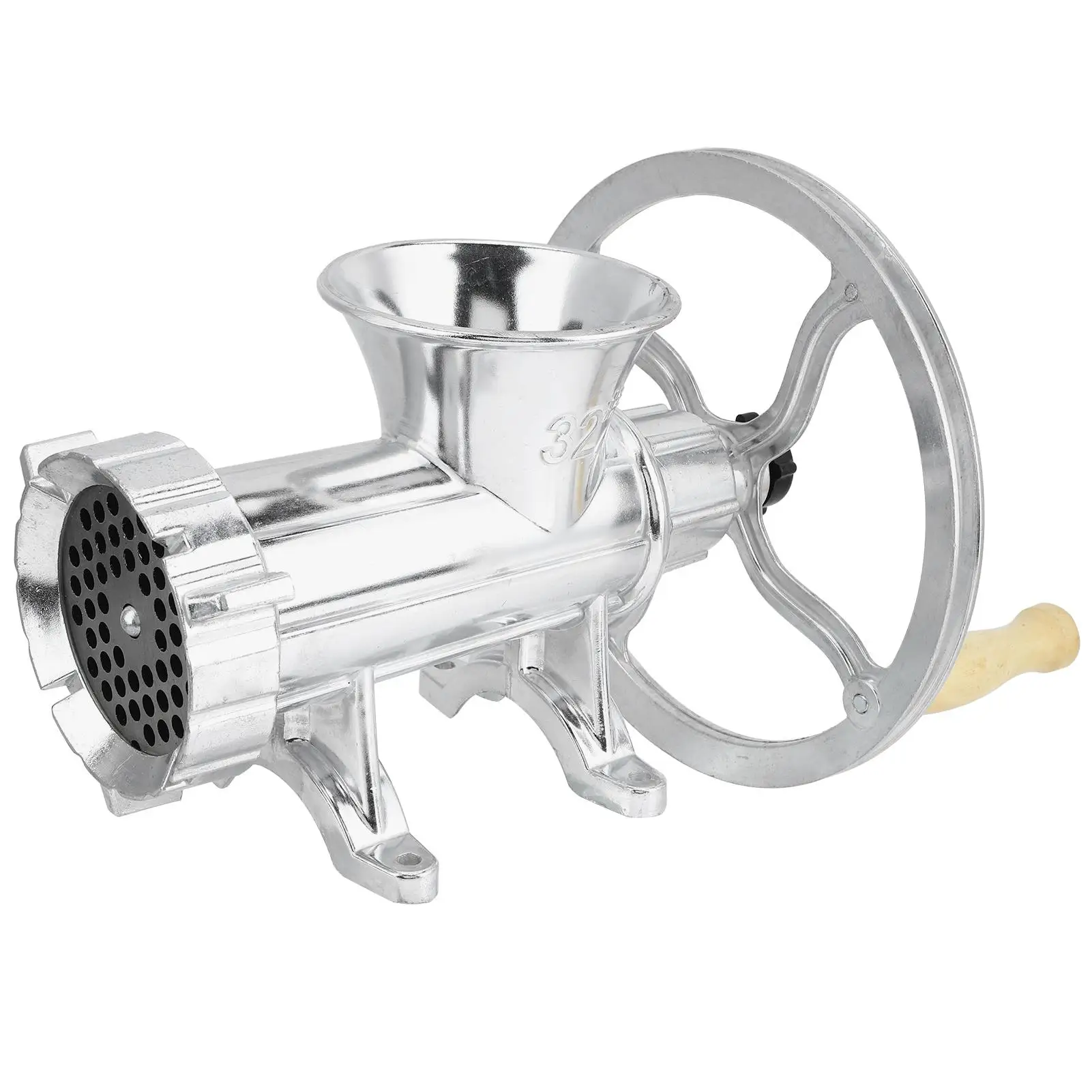 Multifunctional Aluminum Alloy Hand-Operated Meat Mincer Grinder for Kitchen