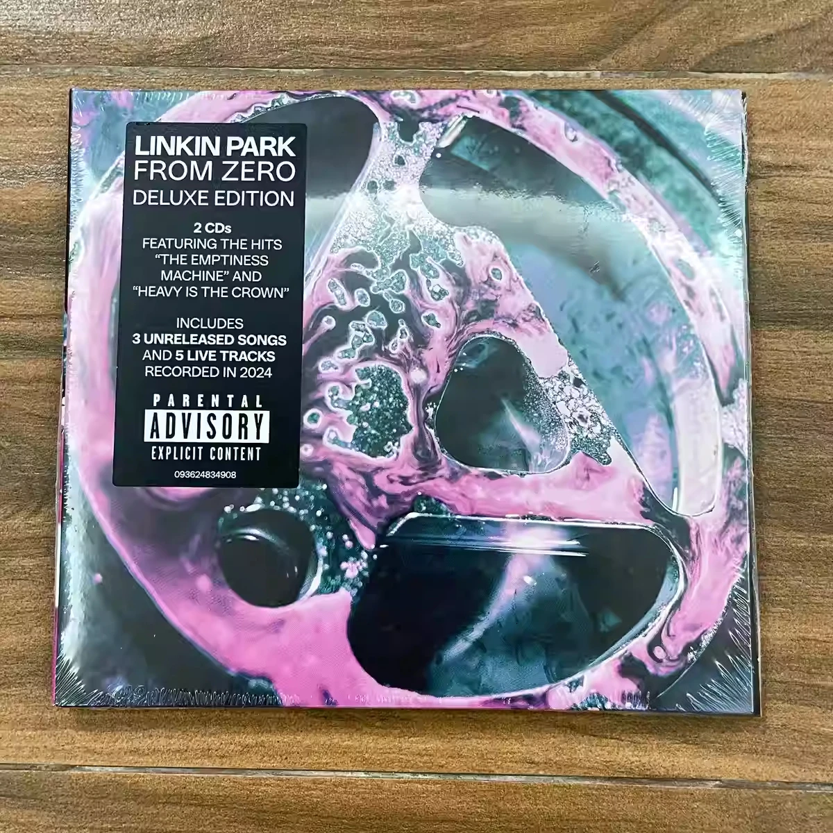 Nu-Metal/Alternative Rock/Rap-Rock Album Linkin Park Music CD From Zero 2CD Set Cosplay Walkman Car Soundtracks Box Gifts