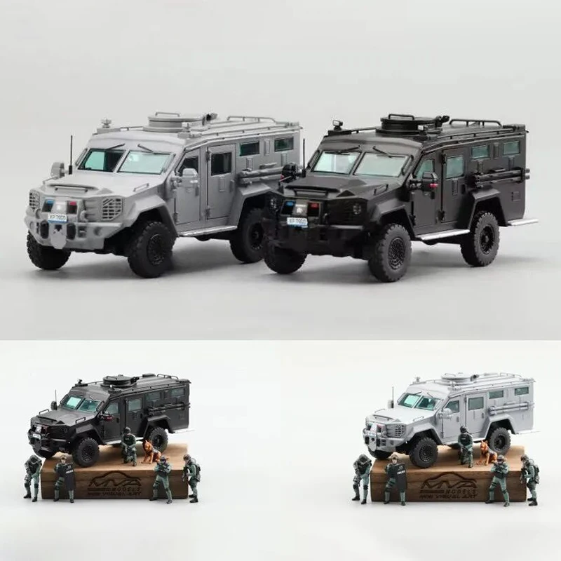 MVA 1:64 Scale Alloy BearCat Armored Vehicles With Doll Model