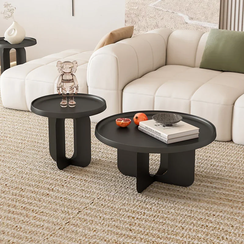 Style Service Nordic Round Tea Table Small Minimalist Design Decoration Coffee Table Living Room Tables De Nuit House Furniture