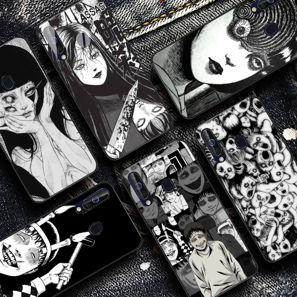 Black Junji Itos Tomies Phone Case For Samsung A 10 11 12 13 20 21 22 30 31 32 40 51 52 53 70 71 72 73 91 13 shell