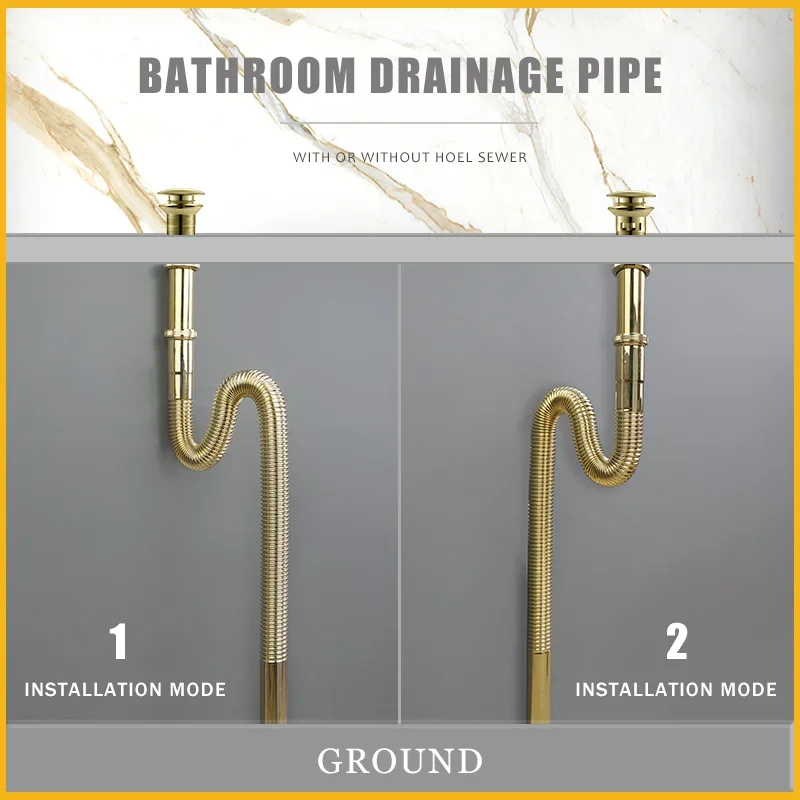 Universal Sink Drain Set Home Chrome Retractable Sink Drain Washbasin Sink Pop-Up Drain Durable Bathroom Kitchen Accessories