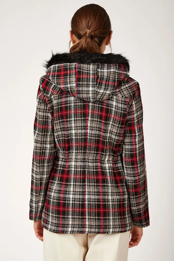 Plaid Stamp Coat Autumn Jacket Women 'S Winter Jacket Down Jacket Women 2021 Winter Coat Vest Куртка Женская