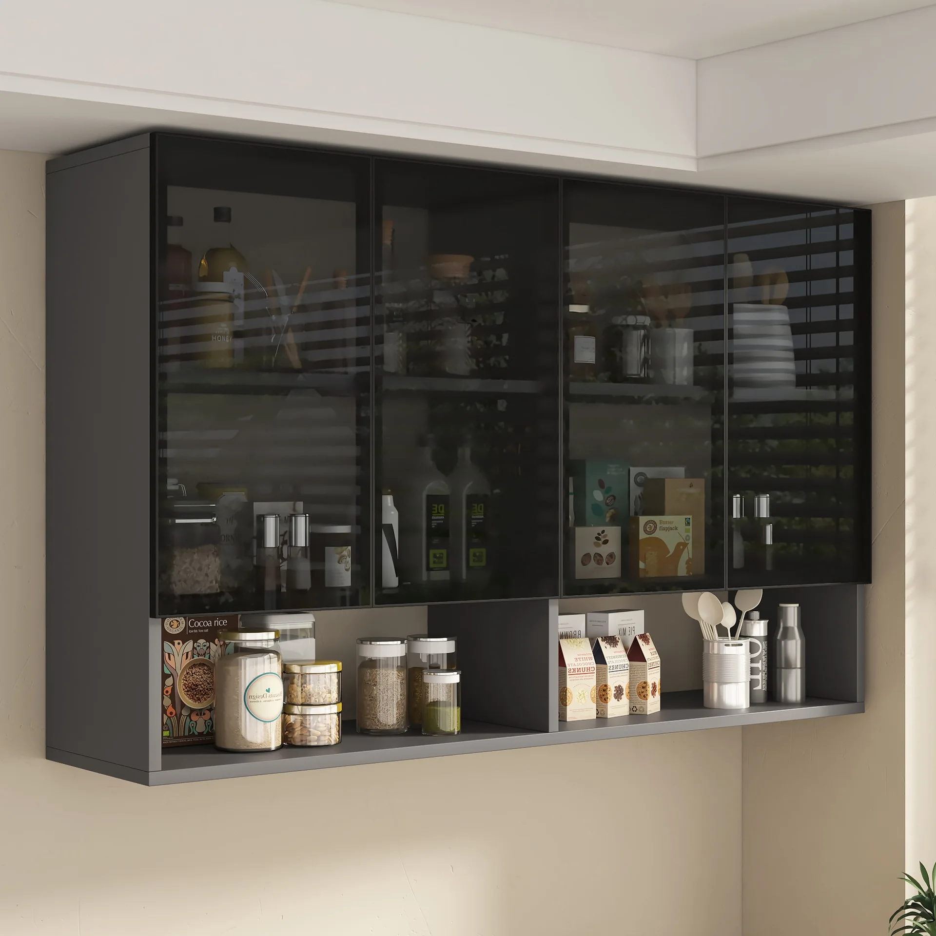

Aluminum alloy, kitchen, hanging cabinet, wall, balcony, bathroom