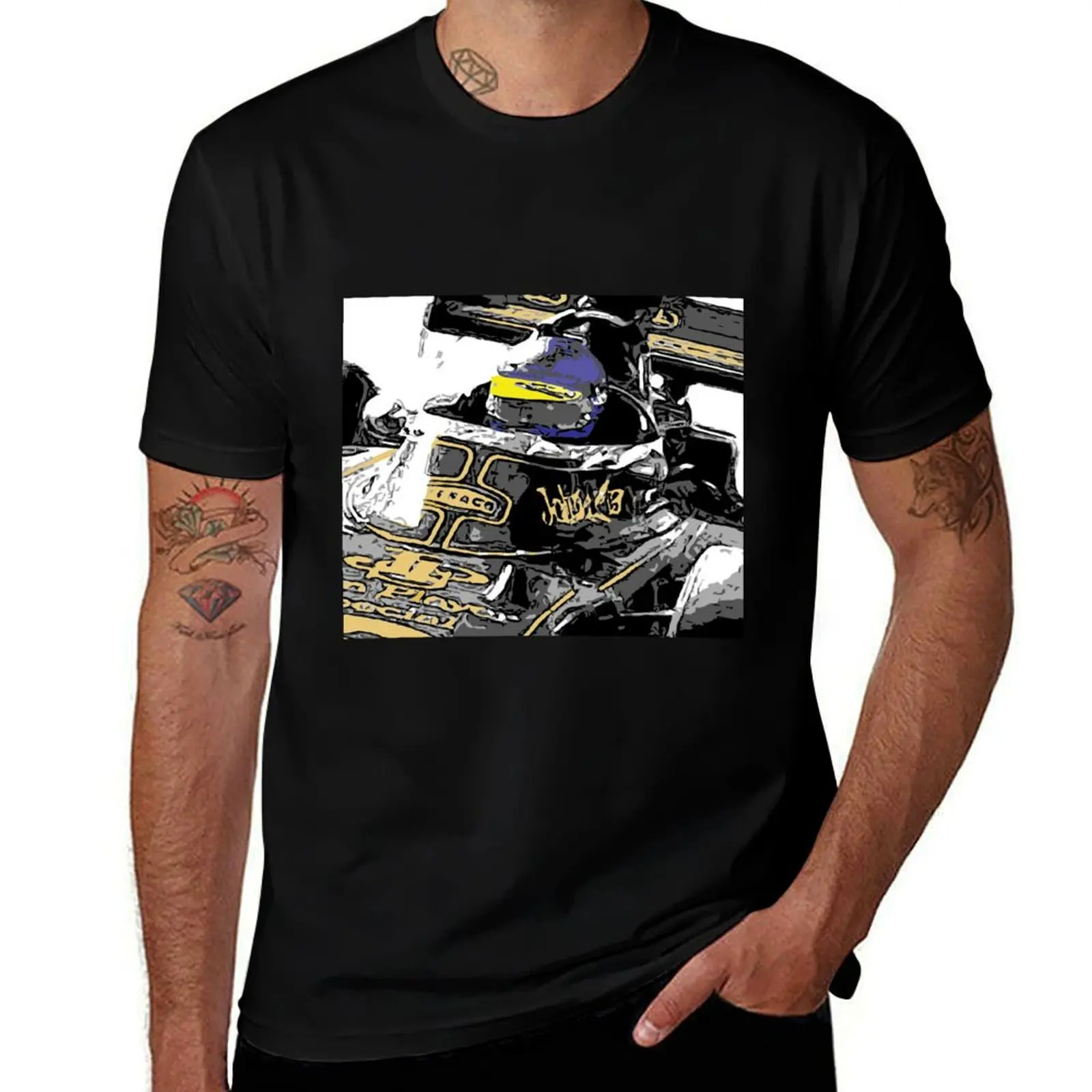 Super Swede Ronnie Peterson T-Shirt UV Sun Protection Tee Shirt