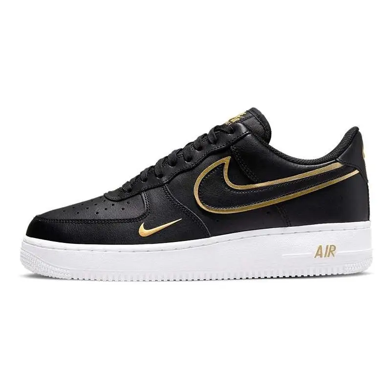 Nike Nike Air Force 1 Low '07 Black Metalic Gold Sneakers shoes DA8481-001