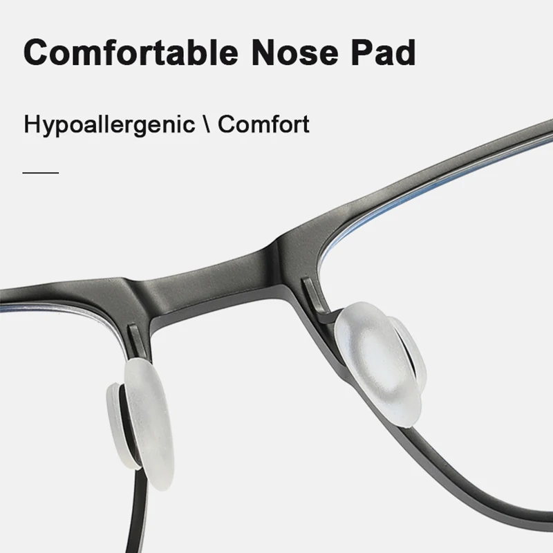 Matériau d'aviation tendance italienne Ultra léger 10g, monture de lunettes en alliage d'aluminium et de magnésium, support de faux sourcils raffiné pour homme d'affaires