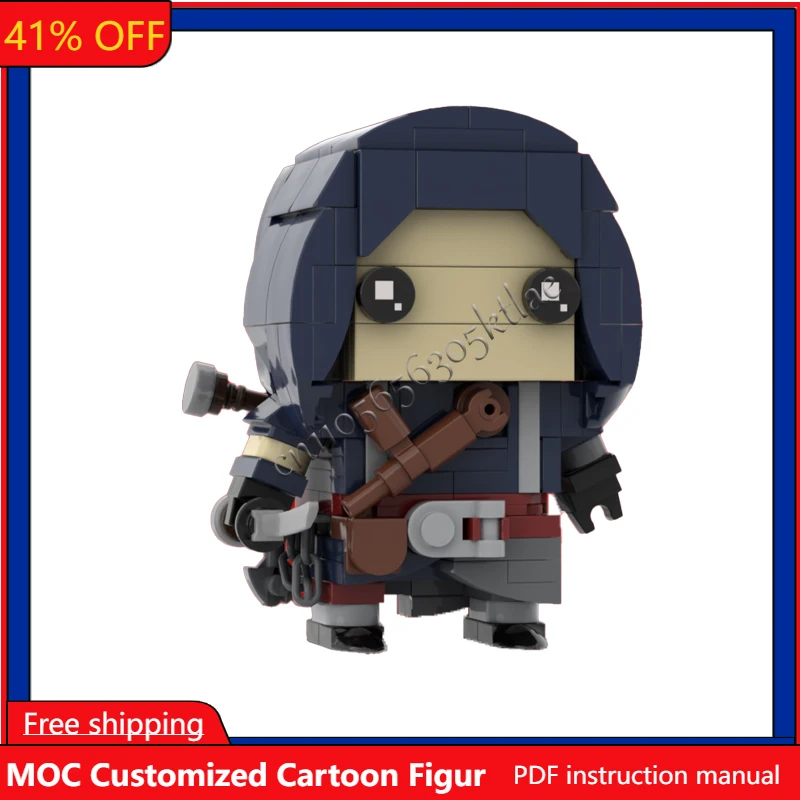 177ピース MOC 映画キャラクターコレクションシリーズ アサシン ブリックヘッズ モデル DIY クリエイティブパズル 誕生日 漫画アニメフィギュア おもちゃ ギフト