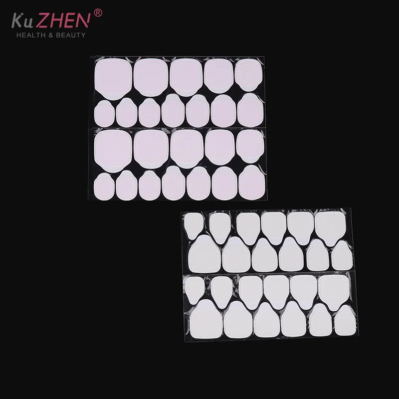 10Sheets Double-Sided Nail Adhesive Stickers Waterproof Breathable Transparent False Nail Glue Sticker Jelly Nail Tips DIY Tools