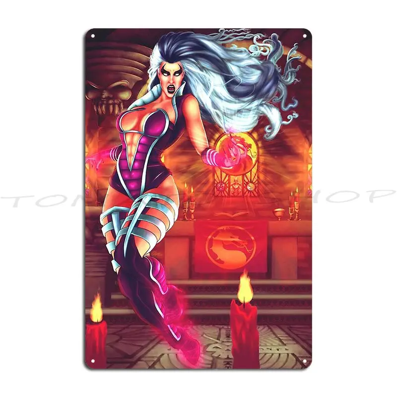 Ilsa The Wicked Warden Metal Plaque Poster Wall Cave Garage Painting Garage Decoration Customized  Tin Sign Poster