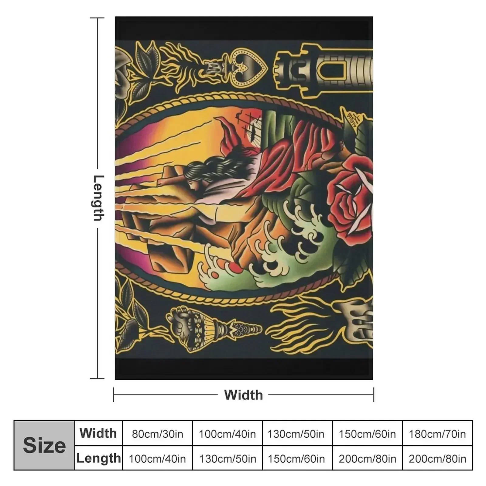 Rock of Ages watercolor ((horizontal version)) Throw Blanket Baby Luxury Brand Sofa Throw Decorative Throw Warm Blankets