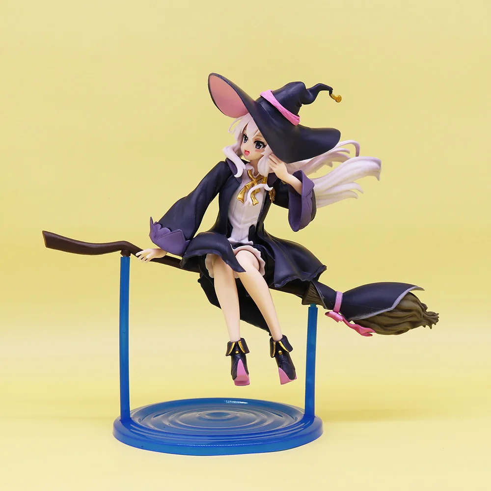 19cm Anime Wandering Witch: The Journey of Elaina Action Figure Kawaii Witch Figurine PVC Model Toys Collection Halloween Gifts