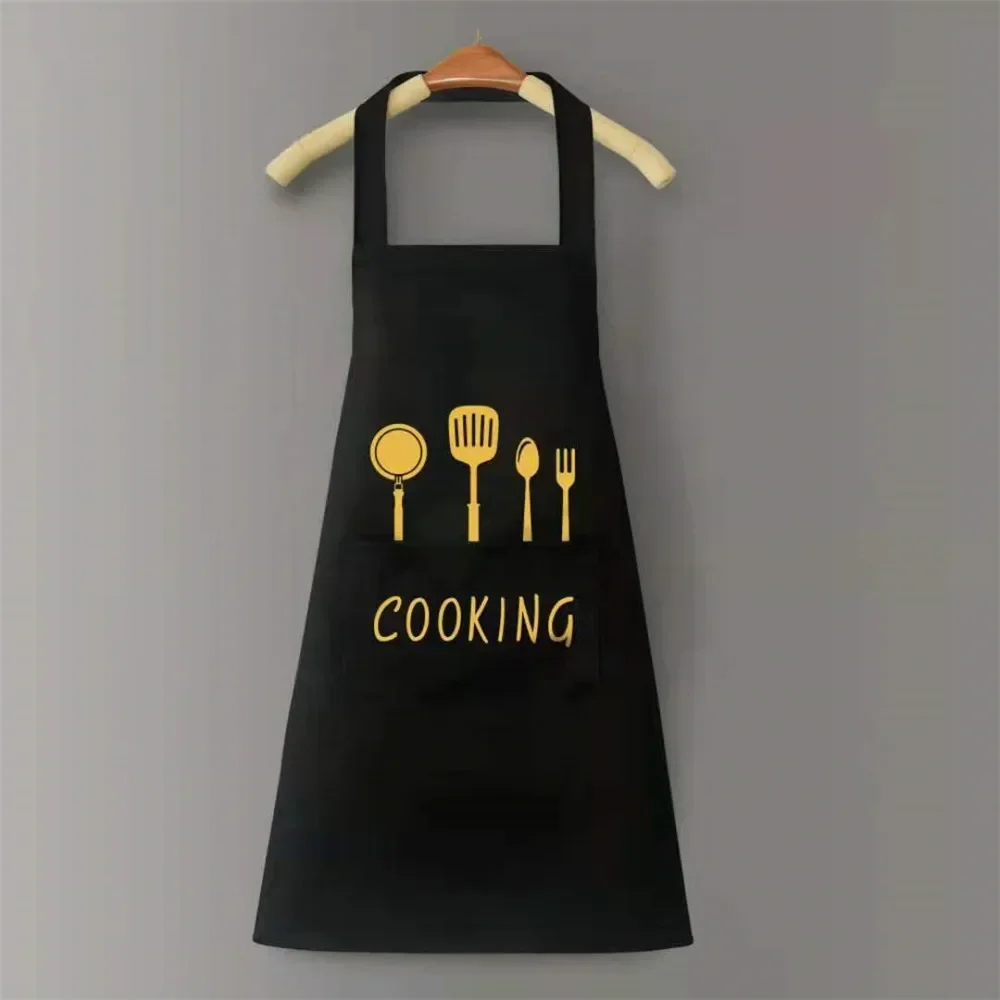 Men Women Kitchen Household Cooking Apron Oil-Proof Waterproof Adult Waist Coffee Overalls Apron Kitchen Accessories