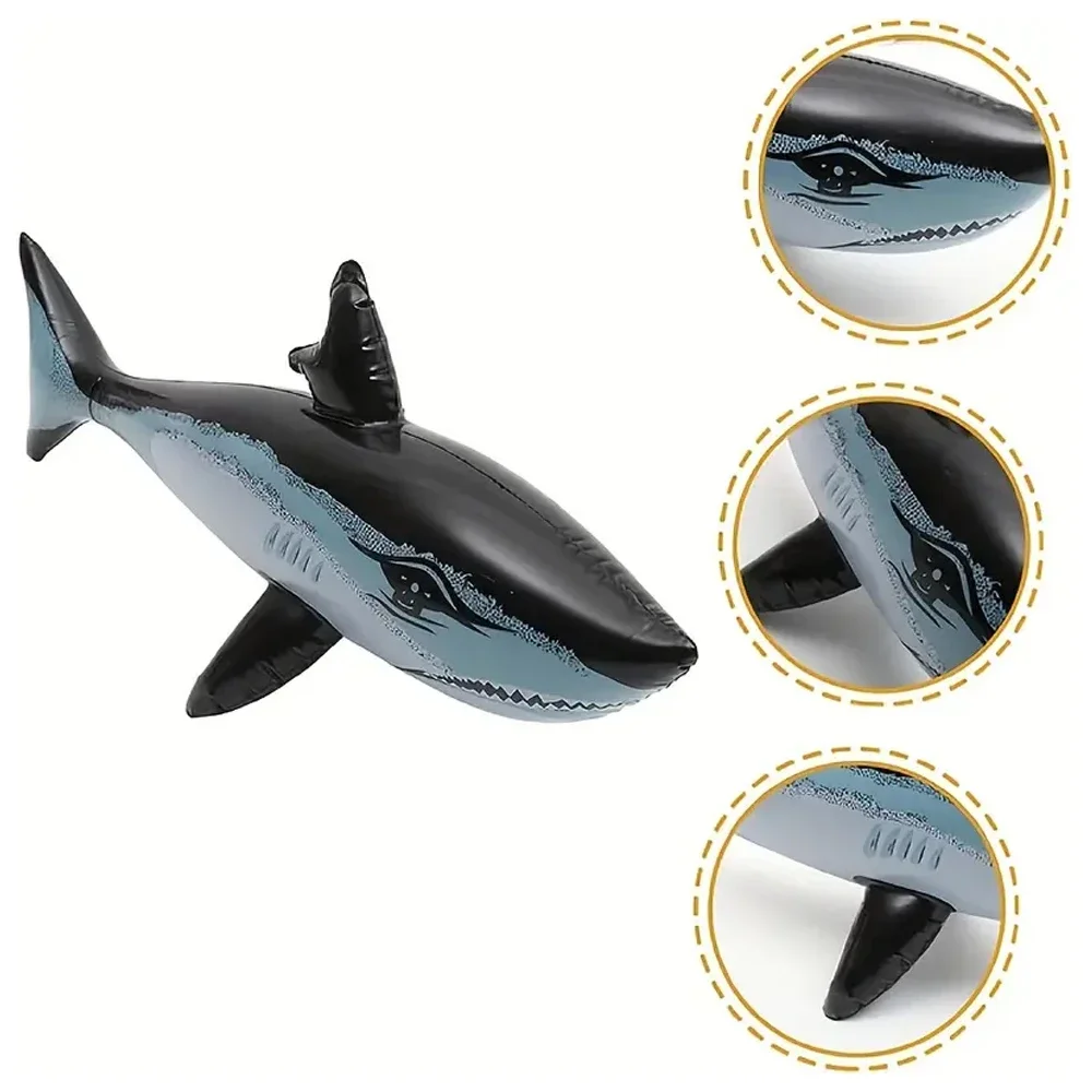1-3pcs Inflatable Shark Toy Beach Pool Party Swimming Game Toy Water Sports Inflatable Toys Gift