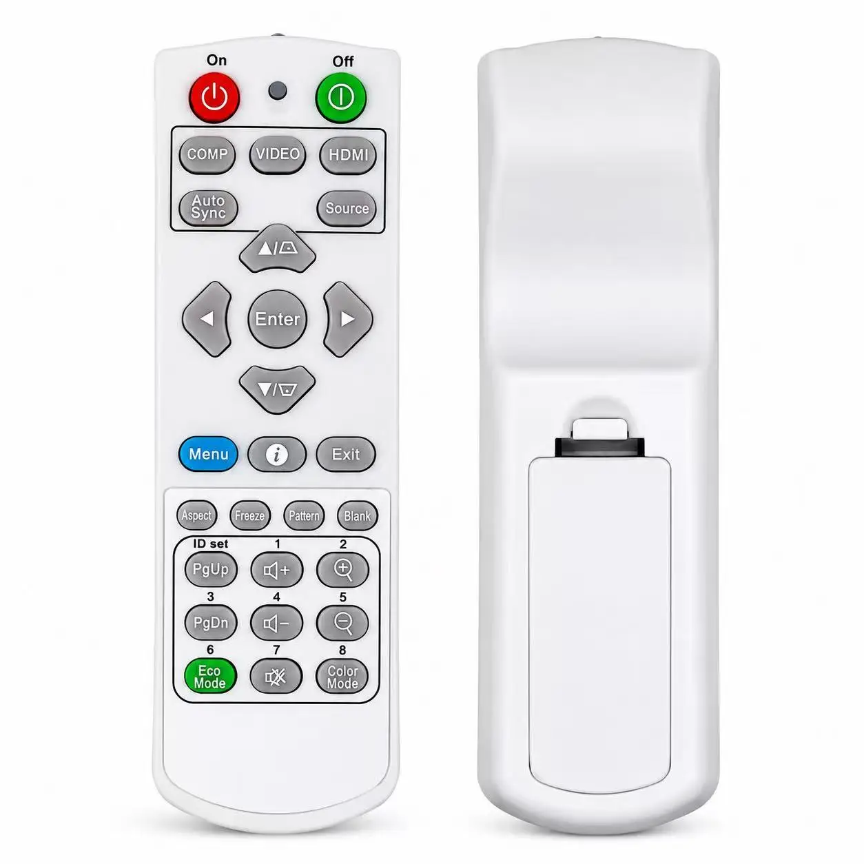 Replacement ViewSonic Projector Remote Control VS16370、VS16372、VS16501、VS16505、VS16506、VS16507、VS16508、VS16978、VS16979、VS17058