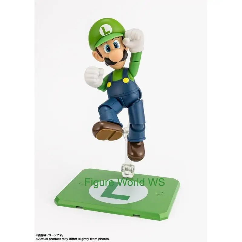 

BANDAI S.H.Figuarts Luigi (SUPER MARIO) Super Mario Bros Authentic Figure Model