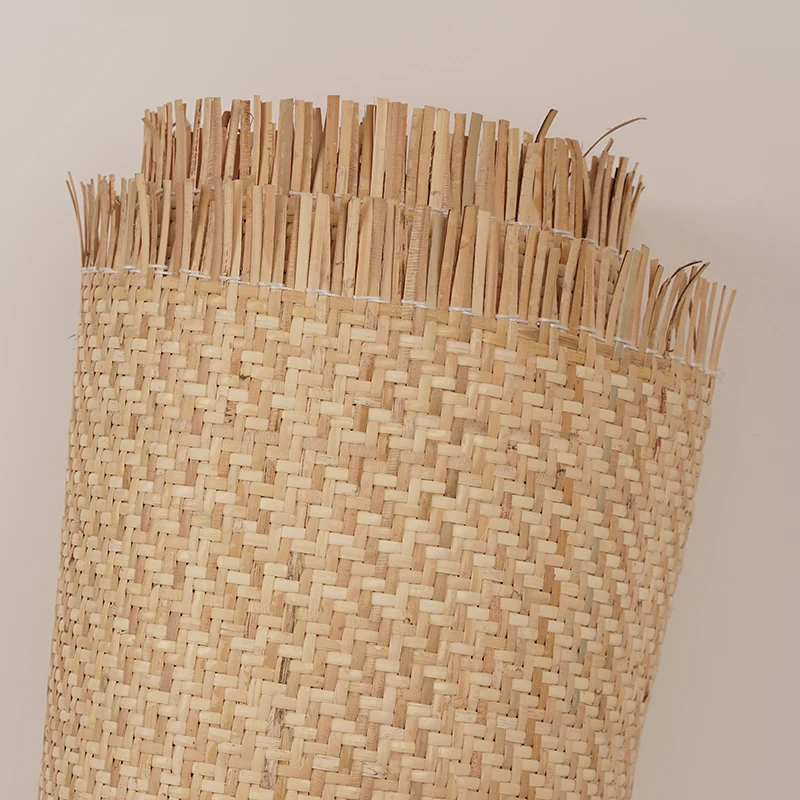 40-55cm Width 0.5-5m Length Natural Indonesian Hand-woven Real Rattan Roll Material Furniture Chair Table Cabinet Repair Tools