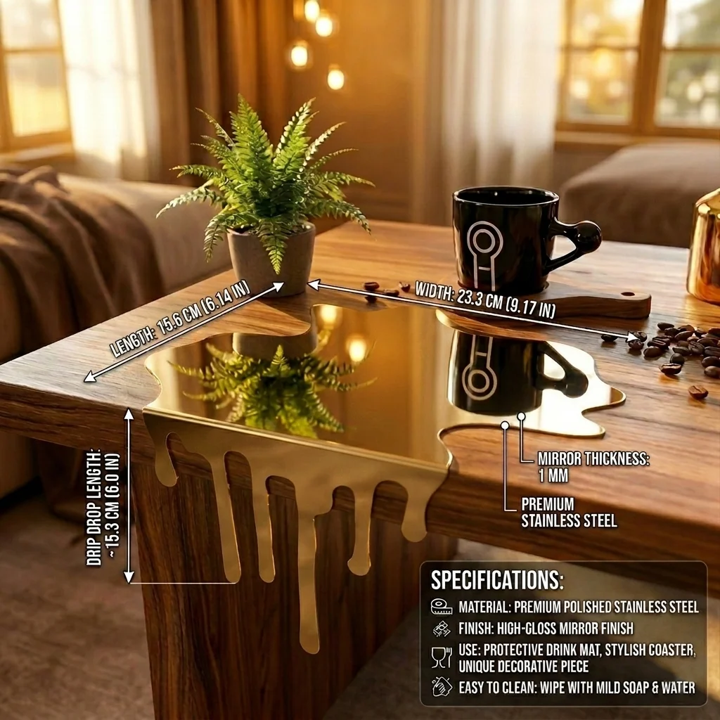 2 Pack Metal Liquid Spill Tray - Art Craft Mirror recension och pris