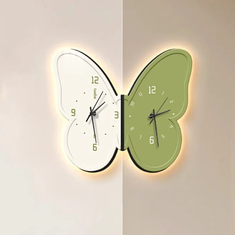 Wall Clocks Modern Elegant Living Room Corner Clock Nordic Interior Creative
