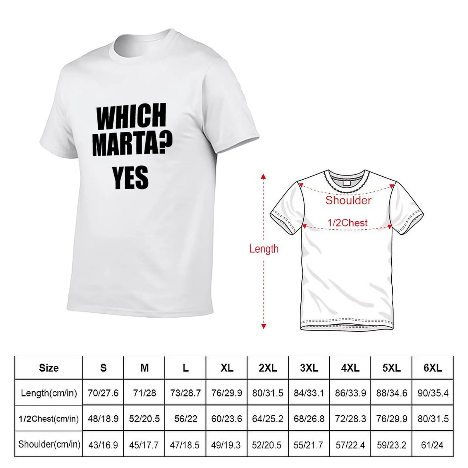 which marta? meme T-Shirt funny gifts street wear men clothings