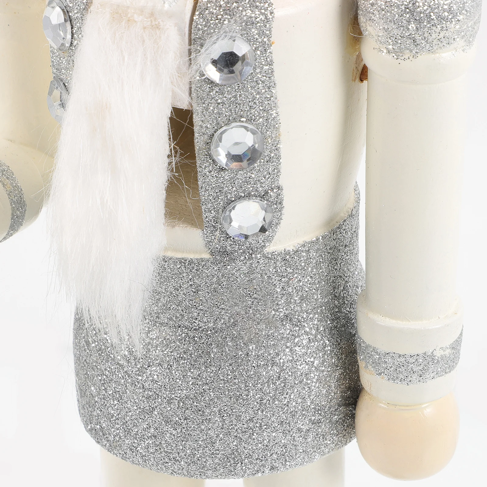 

1pc Wooden Nutcracker Xmas Table Ornament Wedding Wedding Desktop Nutcracker Gift Home Office Desktop Decoration Holiday Craft