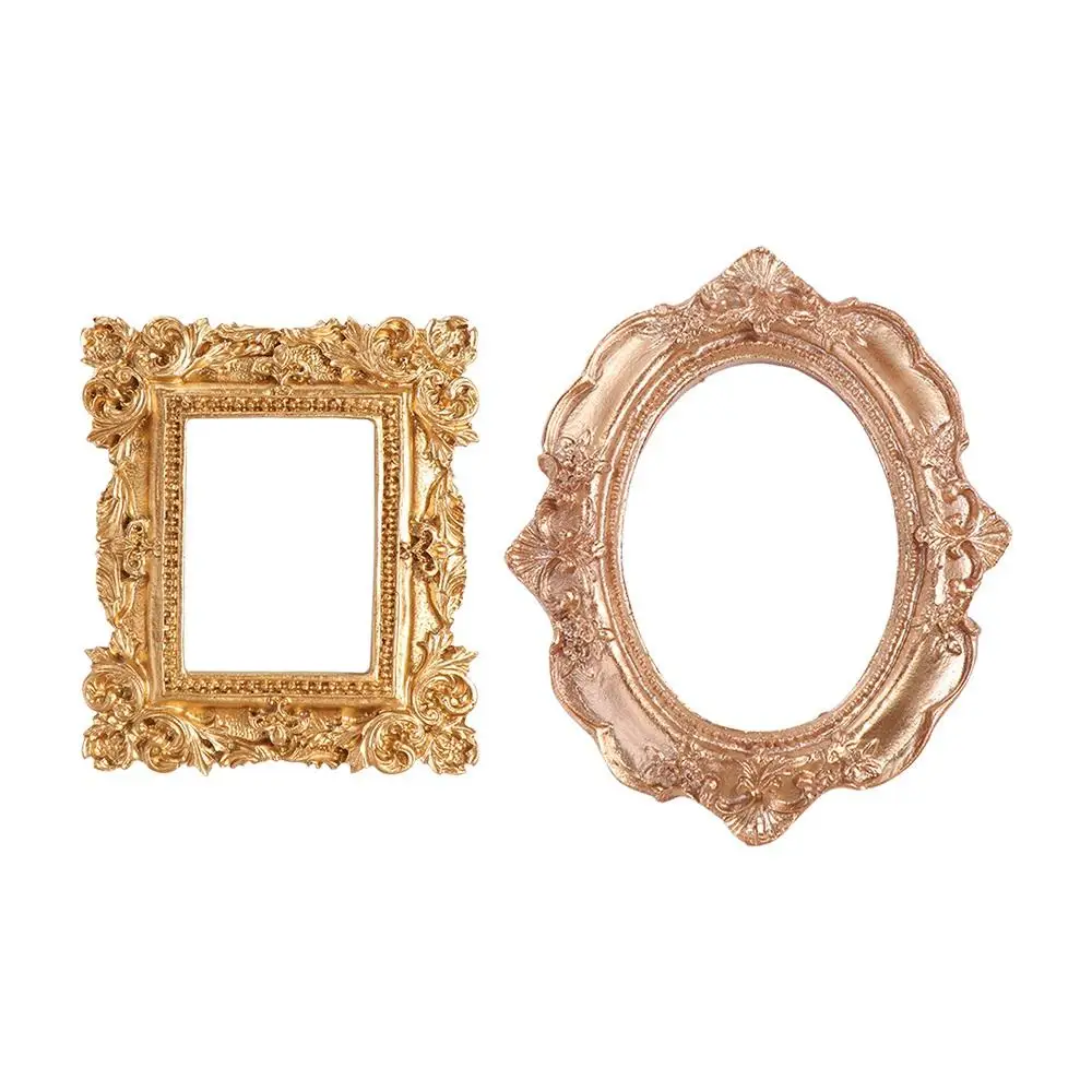 Girls Exquisite Retro style Nail Tips Display Board Nail photo frame Photo props Hollow Embossed frame