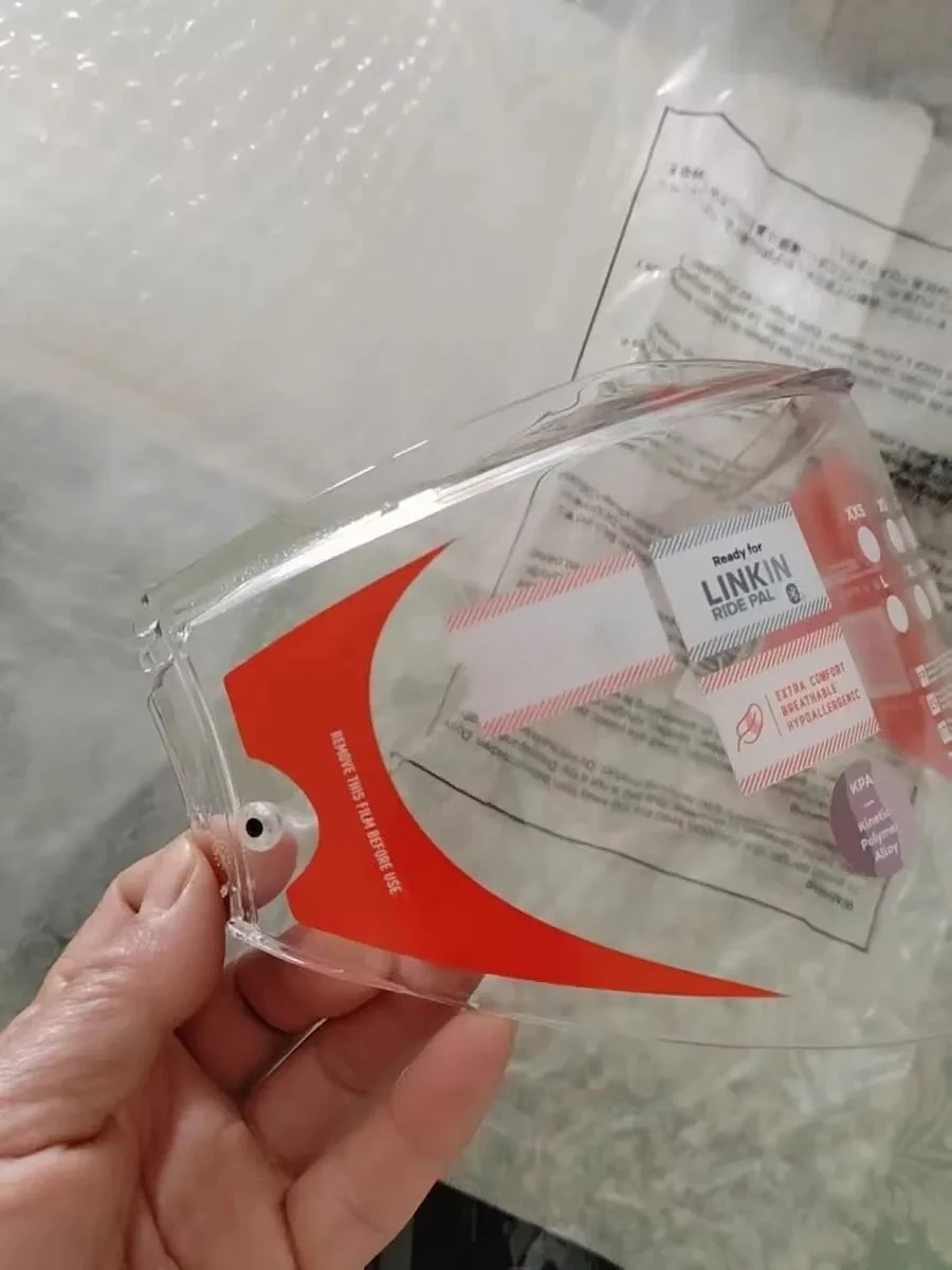 Original LS2 FF399 Uncovered Helmet Back Flip Special Lens HD Transparent Lens Color Lens Sunshade Face Visors - Image 2