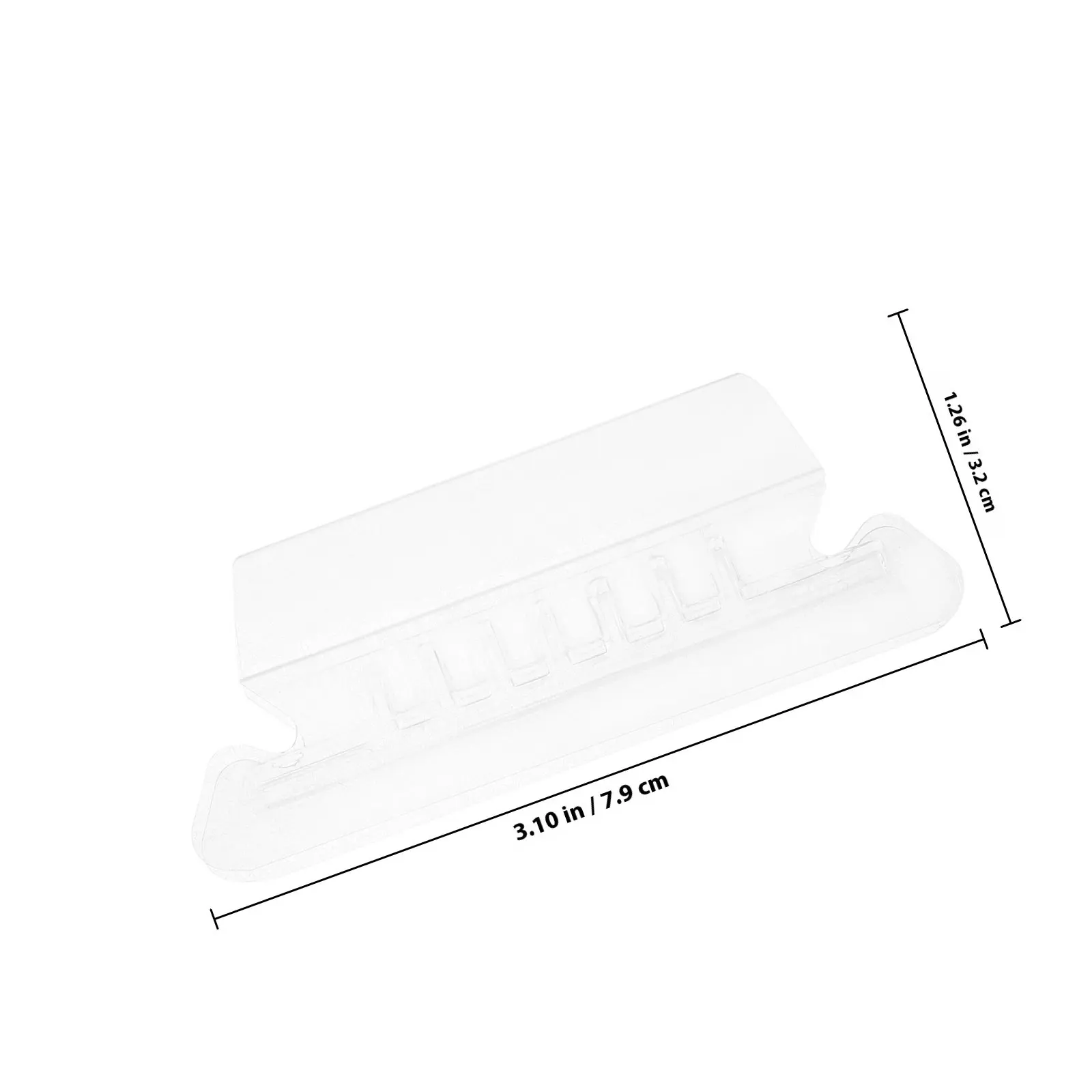 Picture 4: 100Pcs Detachable PVC Hanging File Tabs Index Inserts for Folder Classification Organize Documents Efficiently Office Home Hotel