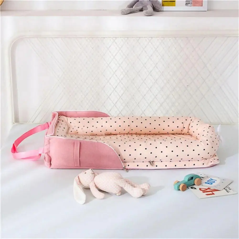 Asiento de juego para bebé, nido de bebé plegable portátil, cama transpirable ajustable para dormir para bebés de 0 a 24 meses, regalo de ducha para bebé