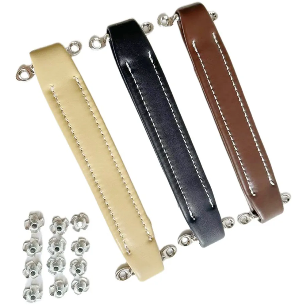 Guitar Amplifiers Handle Speaker Style For Guitar Vintage With Screw Amplifiers Handle Leather PU Leather + Metal High Quality