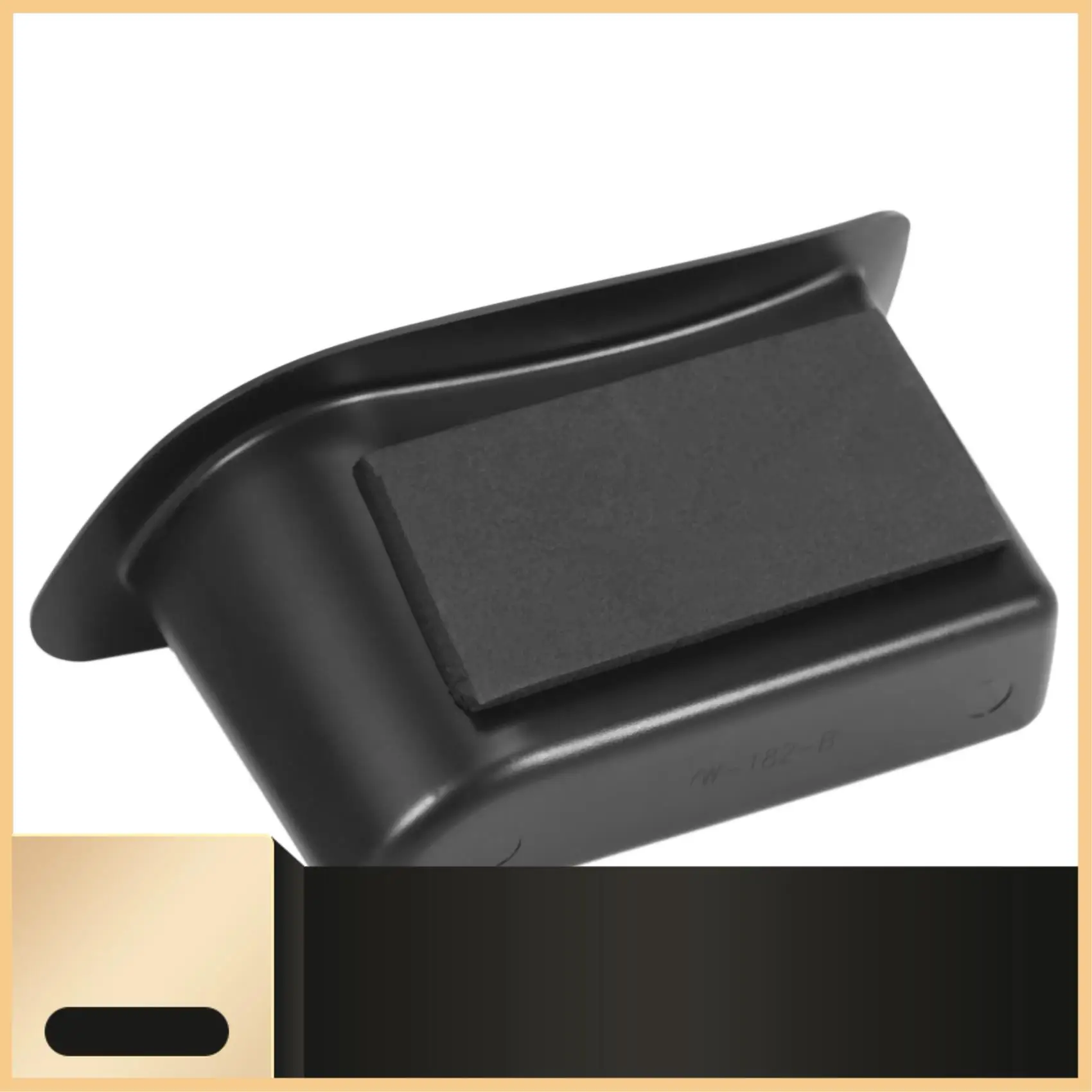 

2Pcs/Set Black Front Door Handle Storage Box Container Holder Tray Car Accessories For Volvo V40 V40cc-N30R