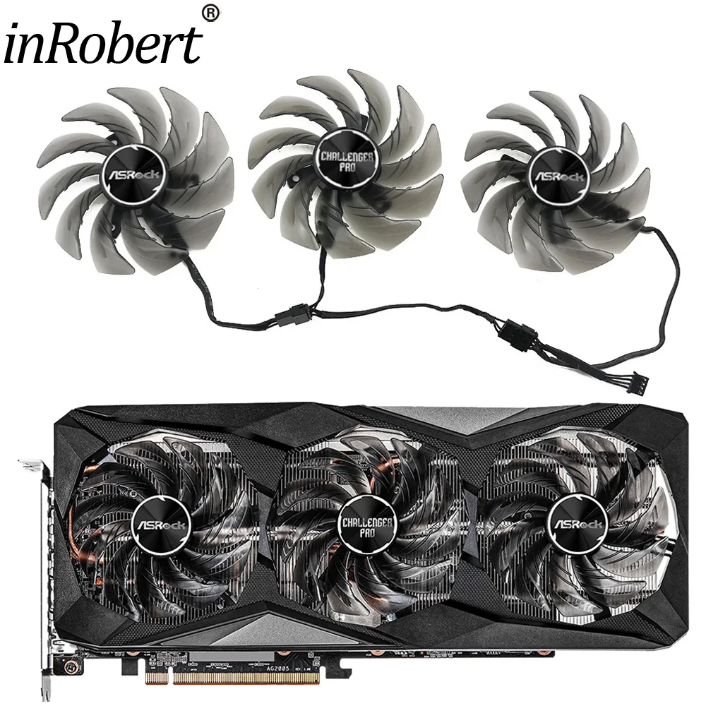 85mm FDC10H12S9-C Graphics fan for ASROCK RX 6600XT 6600 6700 XT 6800 Challenger Pro OC Graphics Video Cards Cooling