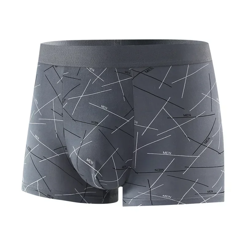 Boxer simple et confortable pour hommes, slips pour jeunes garçons, taille plus, shorts de tête