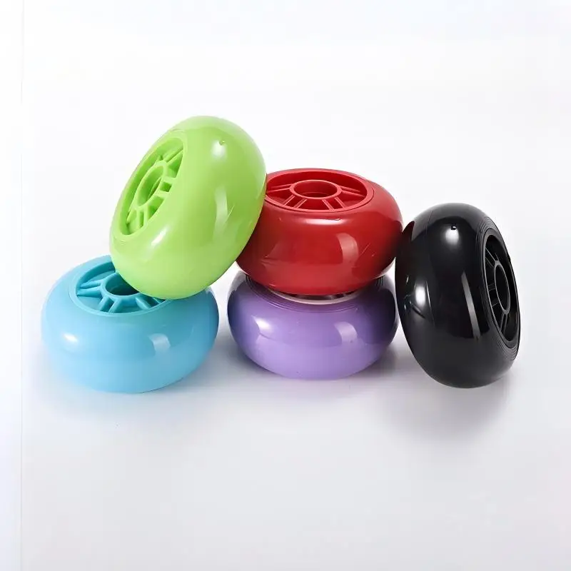 Flash Pu Wheel Skates Wheels Flashing Roller Wholesale Led Roller Wheels High Rebound PU Flashing Inline Skates Wheels 110mm Led