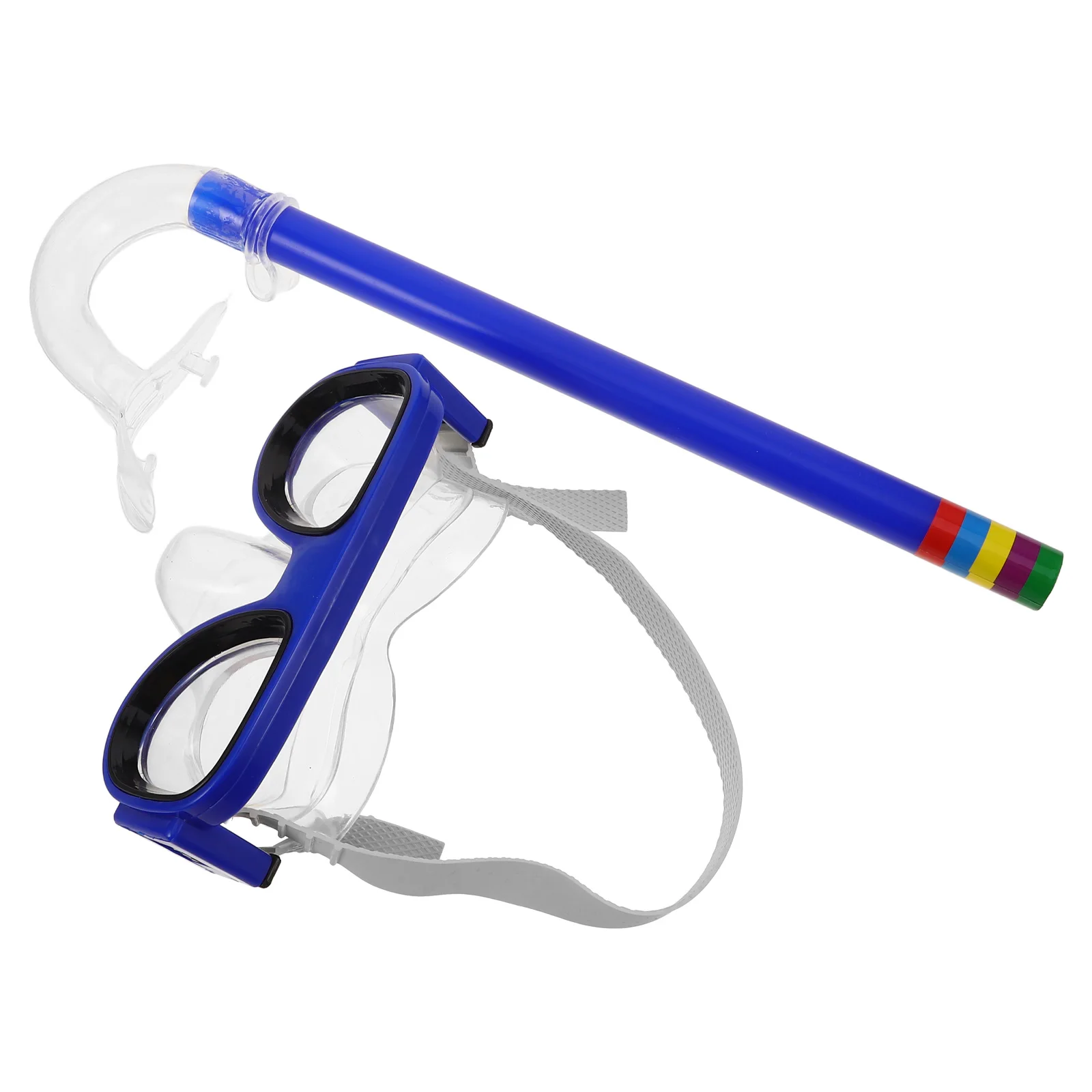 

1 set Kids Diving Set Childrens Swim Goggles Anti Fog Underwater Mask Soft Breathing Tube Leak Proof Pool Snorkeling Gear Junior