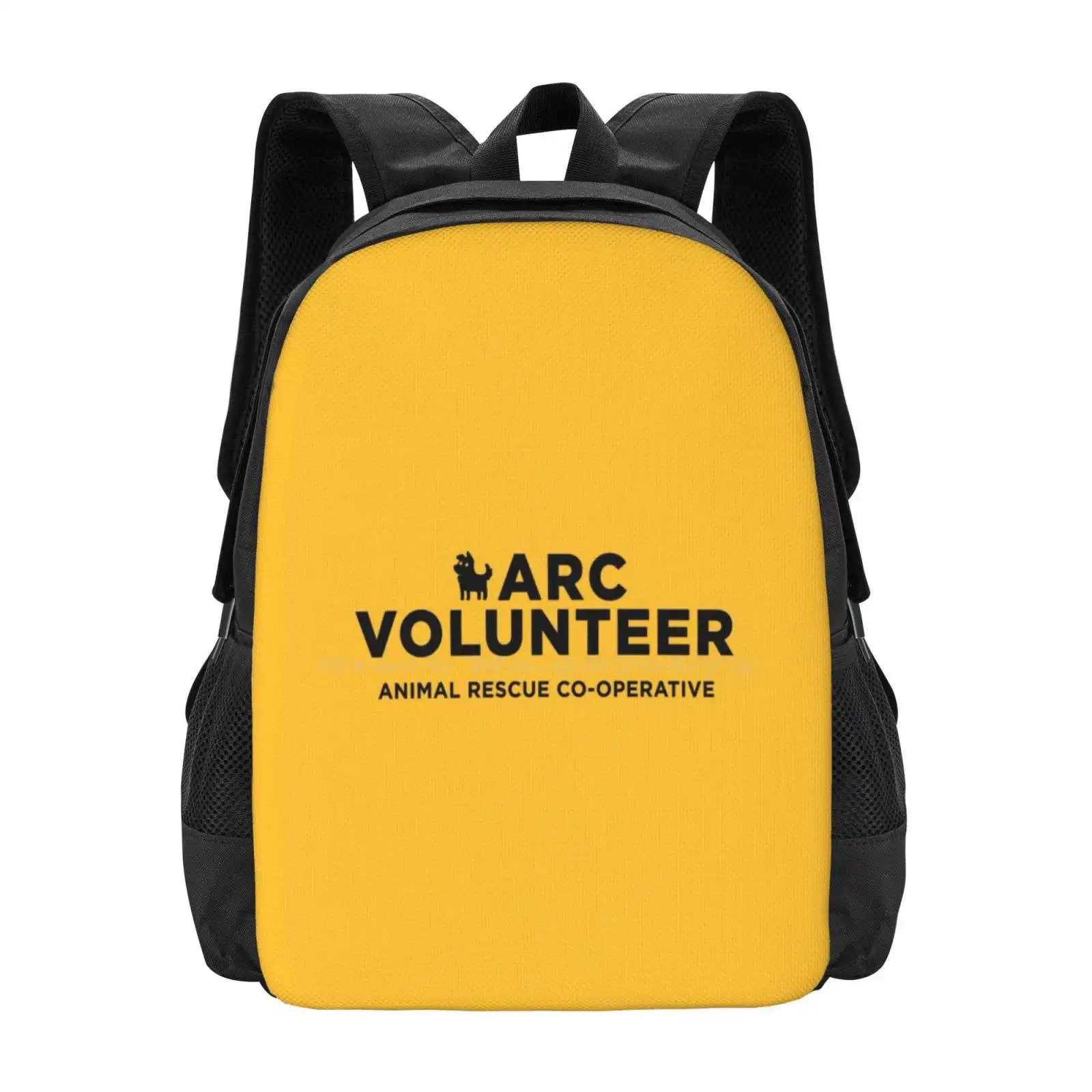 

Arc Volunteer-Black Type School Bags For Teenage Girls Laptop Travel Bags Wildlife Bushfire Native Australian Arc Animal Rescue