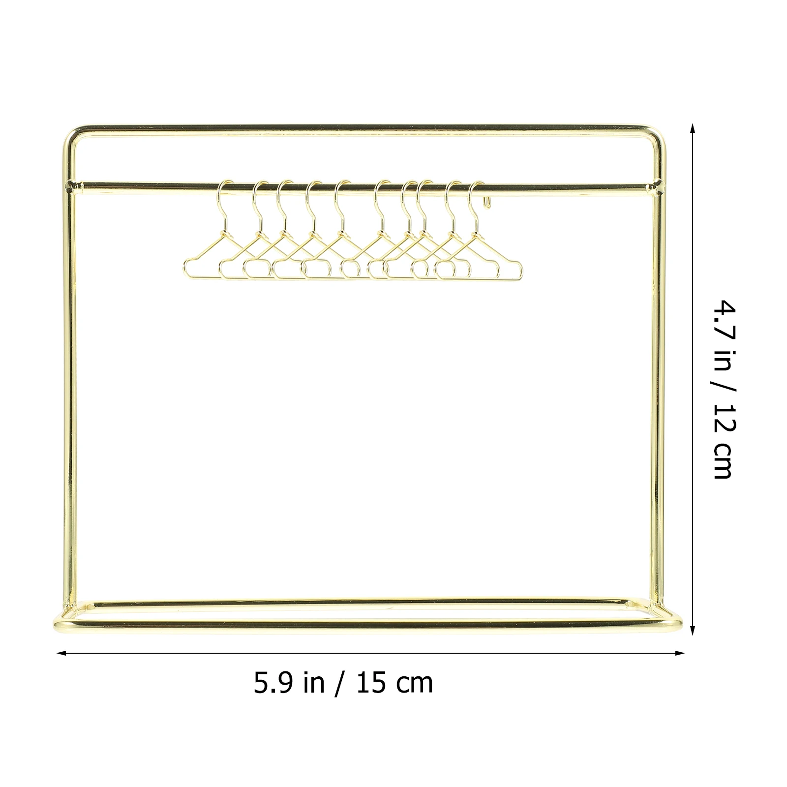 1 ensemble de Mini cintres en fer solide, pour le rangement de vêtements miniatures, affichage soigné dans les enfants, salle de jeux, usage domestique et scolaire, Mini vêtements