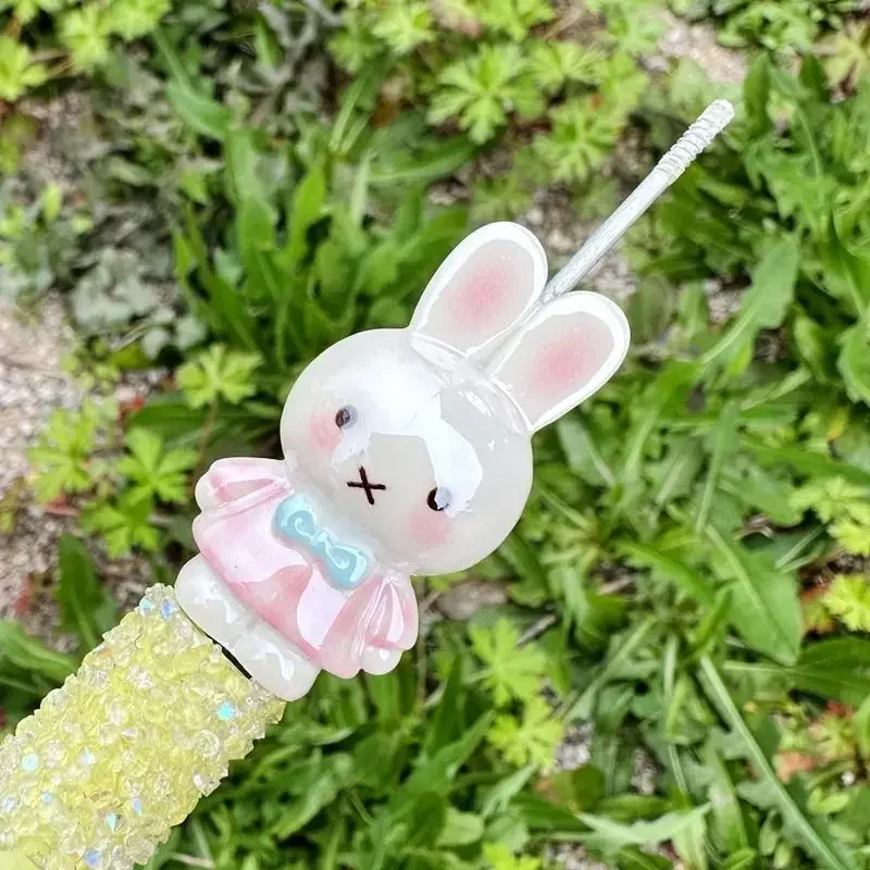Neue Niedliche Kawaii Cartoon 3D Durchbohrte Harzperlen Kreative Hochwertige Anime-Peripherie Handykette Schlüsselanhänger Zubehör D – Detail 3