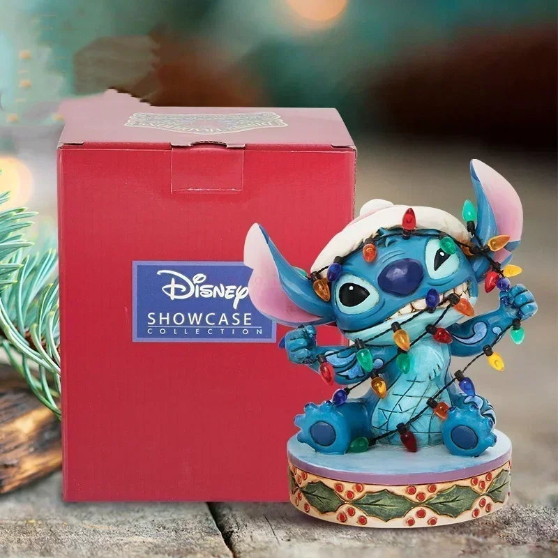 

11cm Anime Disney Stitch Figure Lilo & Stitch Action Figures Stitch Lantern Ornaments Decorative Model Toys Birthday Gift