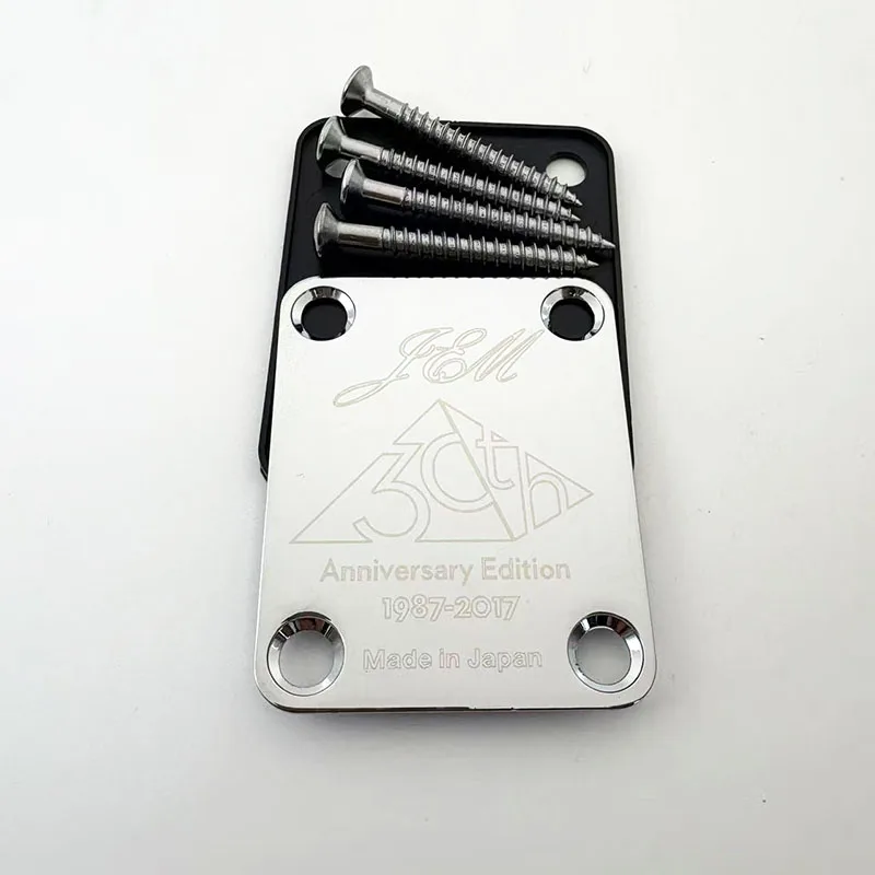 JEM E-Gitarren-Halsplatte 30th Anniversary Edition Gold/Silber/Schwarz – Detail 2