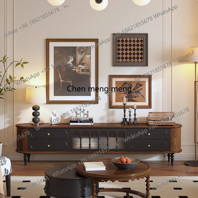 

Floor Shelf Tv Stands Organizer Universal Storage Designer Speaker Luxury Aesthetic Wood Tv Table Center Muebles Home Design