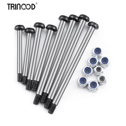 TRINOOD 8Pcs Steel Suspension A Arm Fixing Pins Hinge-pin Kit for 1/10 RC Car Slash 2WD Replacement Screw Upgrade Parts