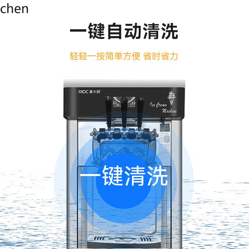 Macchina per gelato HTT macchina per gelato automatica verticale da tavolo macchina per cono croccante per gelato a cono