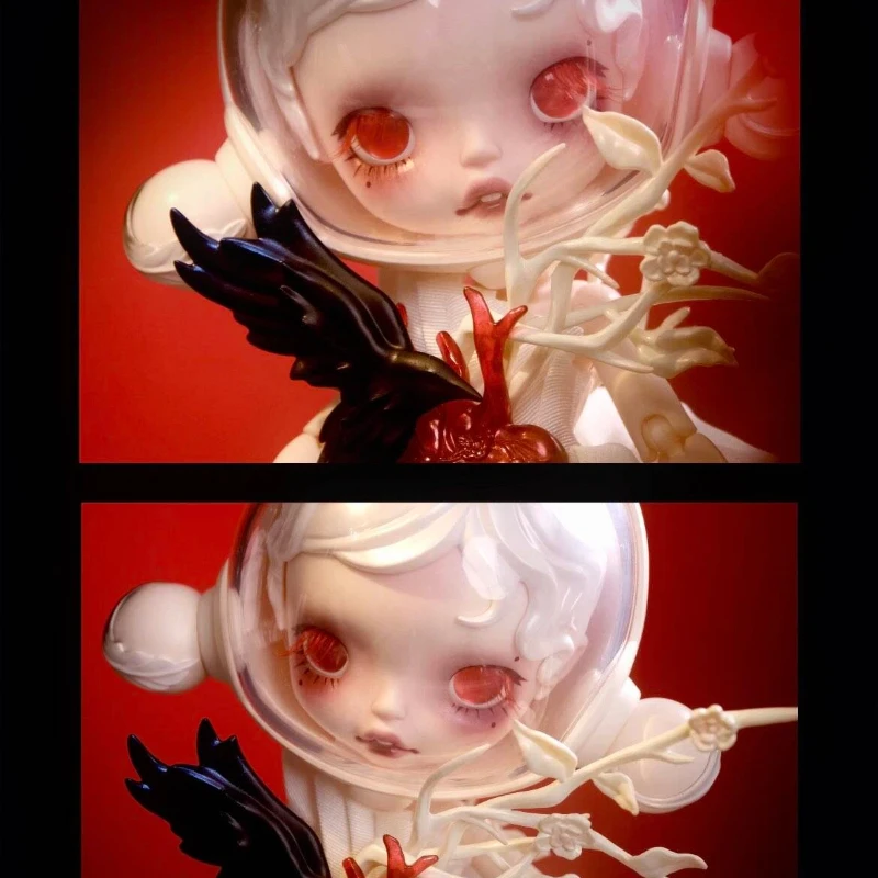 

Оригинальная новая коллекционная кукла Pop Mart Skullpanda X Guo Pei в масштабе 1/6, шарнирная, в закрытой упаковке, декоративное украшение, изысканный подарок