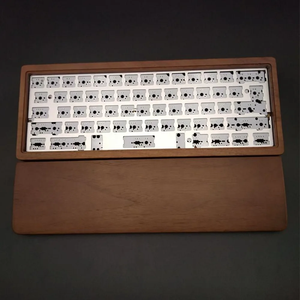 

Комплект корпусов из массива дерева GH60, на заказ для XD60 Left 64 и Non Left 64, деревянная подставка для рук, из орехового дерева, аксессуары для механических клавиатур