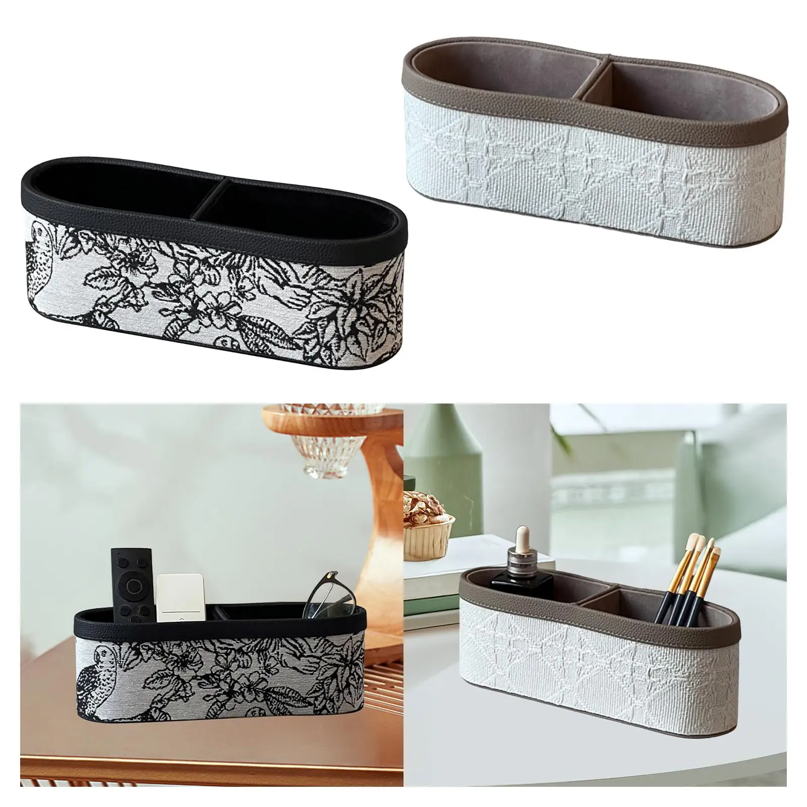 

Держатель для пульта дистанционного управления, 2 отделения, органайзер для хранения медиа, настольный ящик для хранения