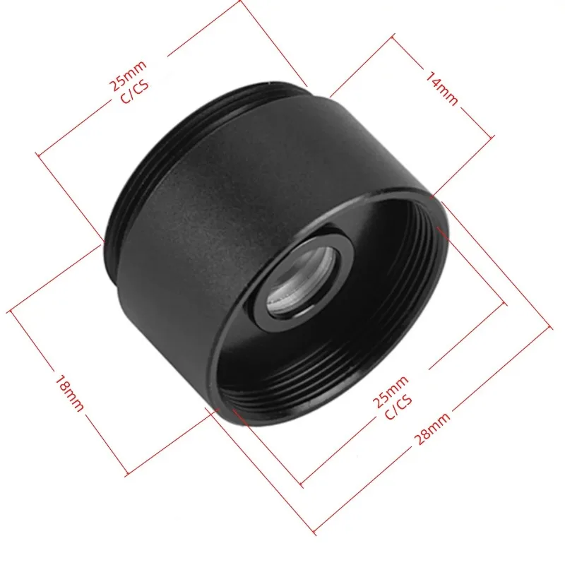 Objectif auxiliaire 2X, connecteur d'oculaire grossissant, accessoires pour microscope industriel