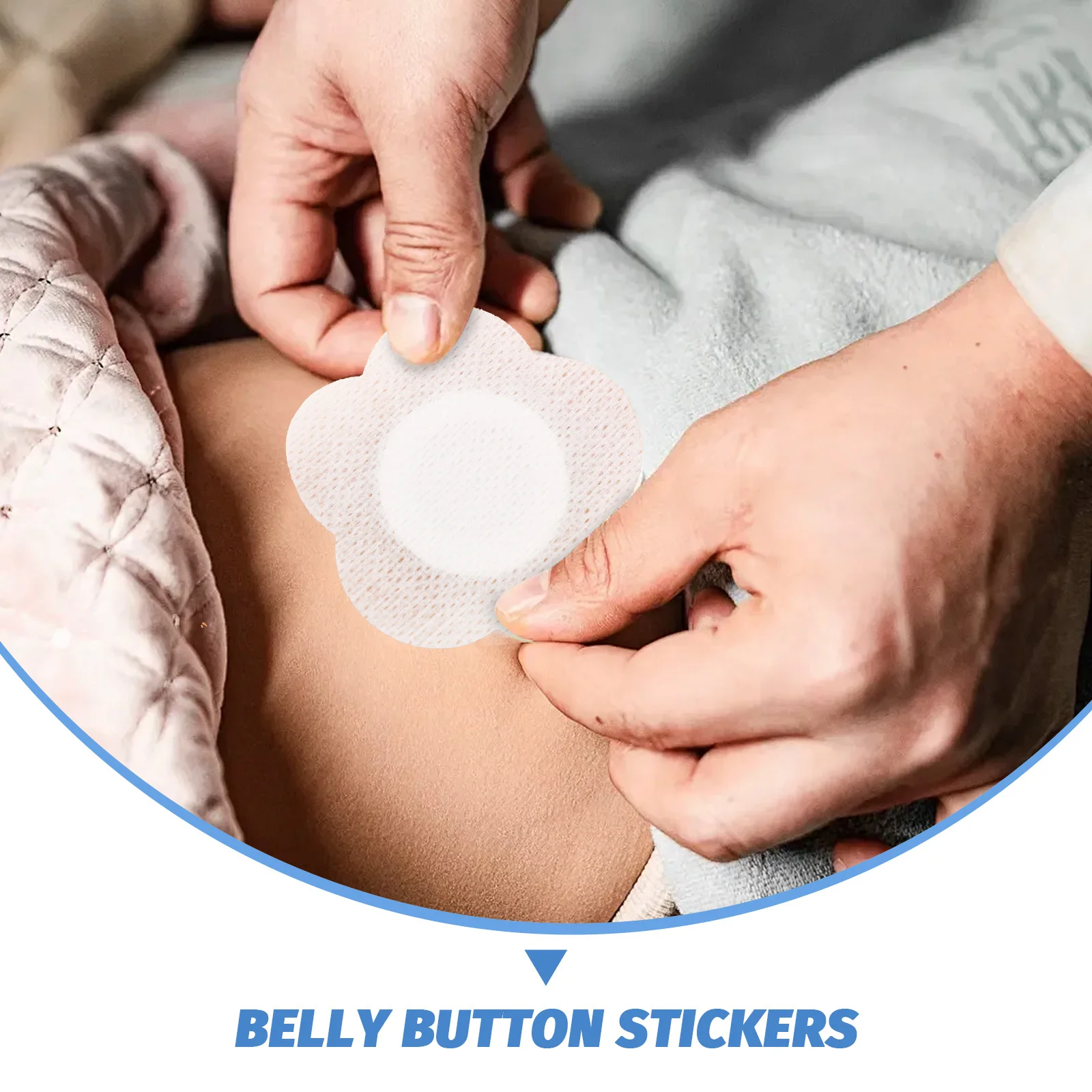

200pcs Navel Patches Breathable Baby Abdomen Sticker Waterproof Belly Button Patch For Umbilical Care Newborn Hollow Band Baby