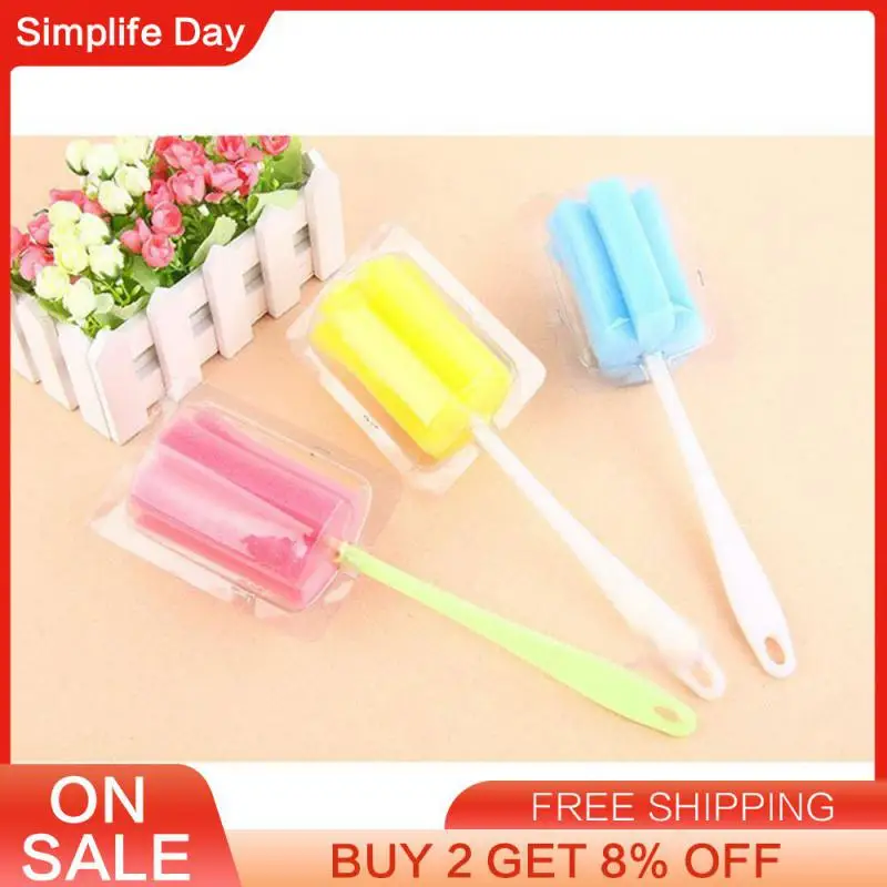 Kitchen Cleaning Tool Versatile Ergonomic Cup Brush For Wineglass Bottle Mug Handle Brush Cup Brush Top-selling Sponge Brush