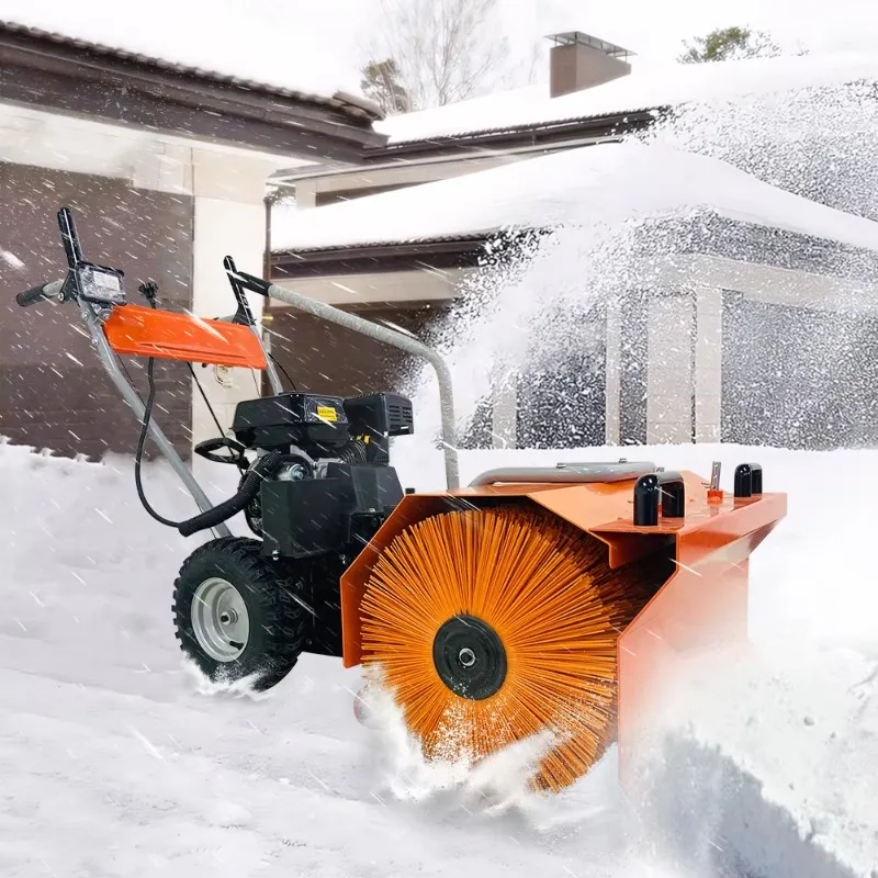 Fast Speed Simple Operation Multi-Purpose Hand-Started Snow Sweeper Three-In-One Snow Removal Machine